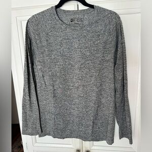 FIGS long sleeve gray top Large